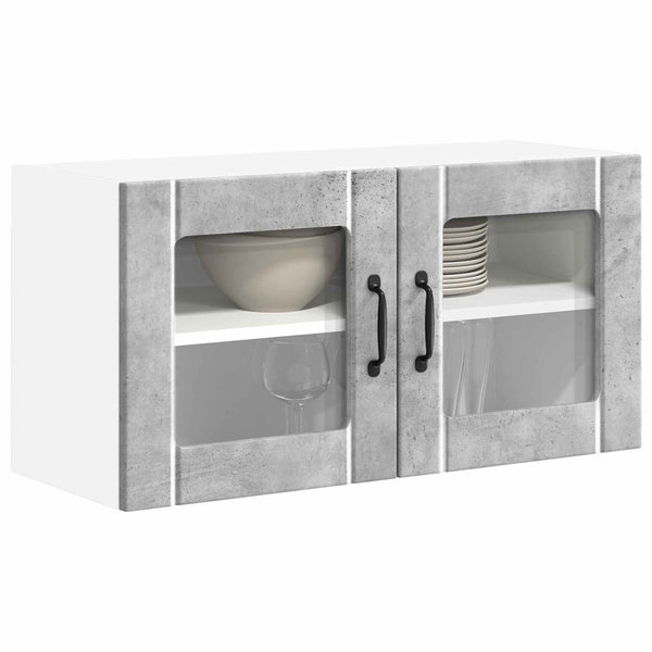 Küchenschrank Lucca Betongrau 80cm