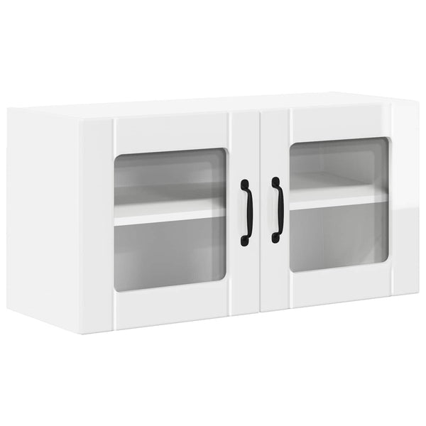 Küchenschrank Lucca Hochglanz Weiß 80x31x40 cm