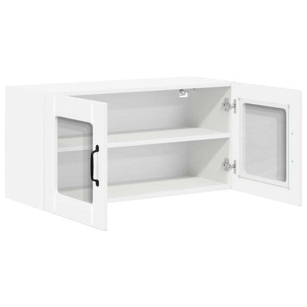Küchenschrank Lucca Hochglanz Weiß 80x31x40 cm
