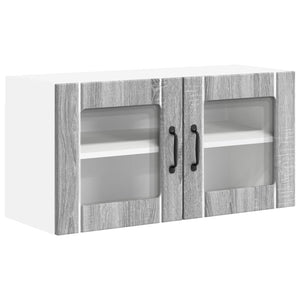 Küchenschrank Lucca Grau Sonoma 80cm