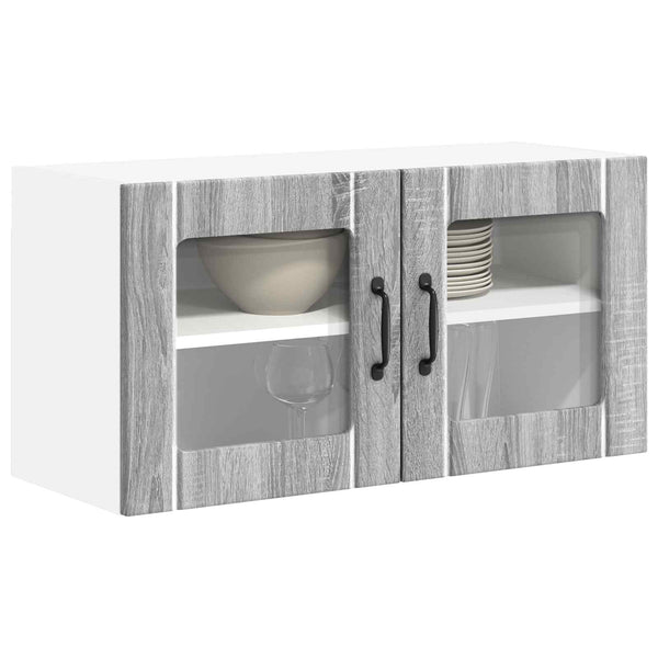 Küchenschrank Lucca Grau Sonoma 80cm