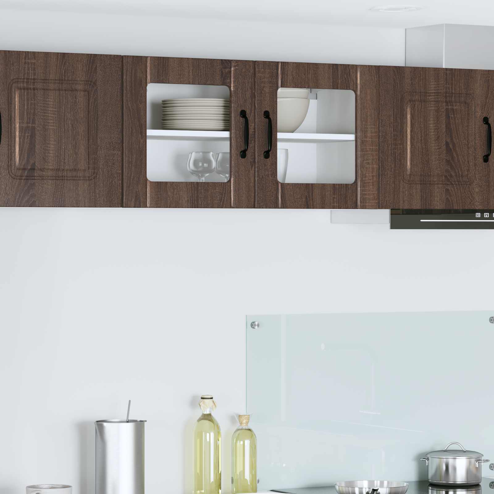 Küchenschrank Lucca Brauneiche 80 cm