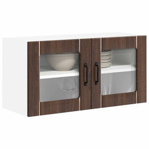 Küchenschrank Lucca Brauneiche 80 cm