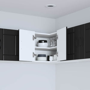 Küchenschrank Lucca Schwarz 57x57x40cm