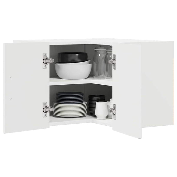 Küchenschrank Lucca Hochglanz Weiß 57x57x40 cm