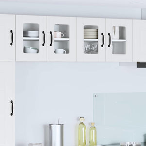 Küchenschrank Lucca, 2er-Set, Weiß