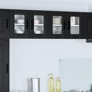Küchenschrank Lucca Schwarz 60 cm