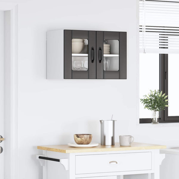Küchenschrank Lucca Schwarz 60 cm