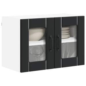 Küchenschrank Lucca Schwarz 60 cm