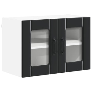 Küchenschrank Lucca, 2er-Set, Schwarz