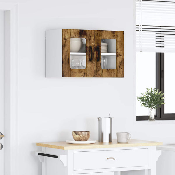 vidaXL Meuble haut de cuisine Lucca Chêne fumé 60 x 31 x 40 cm
