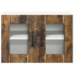 vidaXL Meuble haut de cuisine Lucca Chêne fumé 60 x 31 x 40 cm