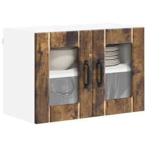 vidaXL Meuble haut de cuisine Lucca Chêne fumé 60 x 31 x 40 cm