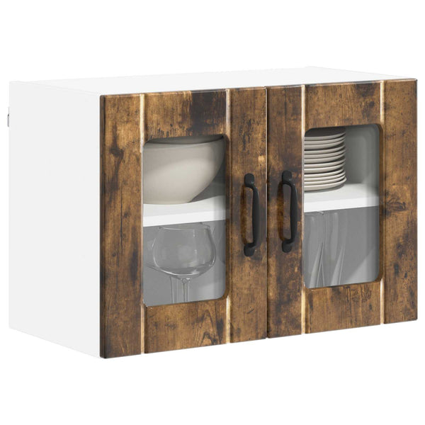 vidaXL Meuble haut de cuisine Lucca Chêne fumé 60 x 31 x 40 cm