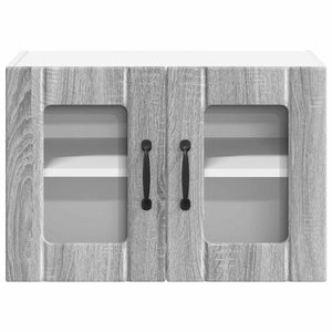 Küchenschrank Lucca 2er Set Grau/Sonoma