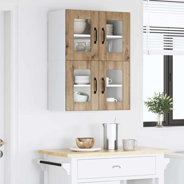 Küchenschrank Lucca 2er-Set Eiche 60x31x40cm