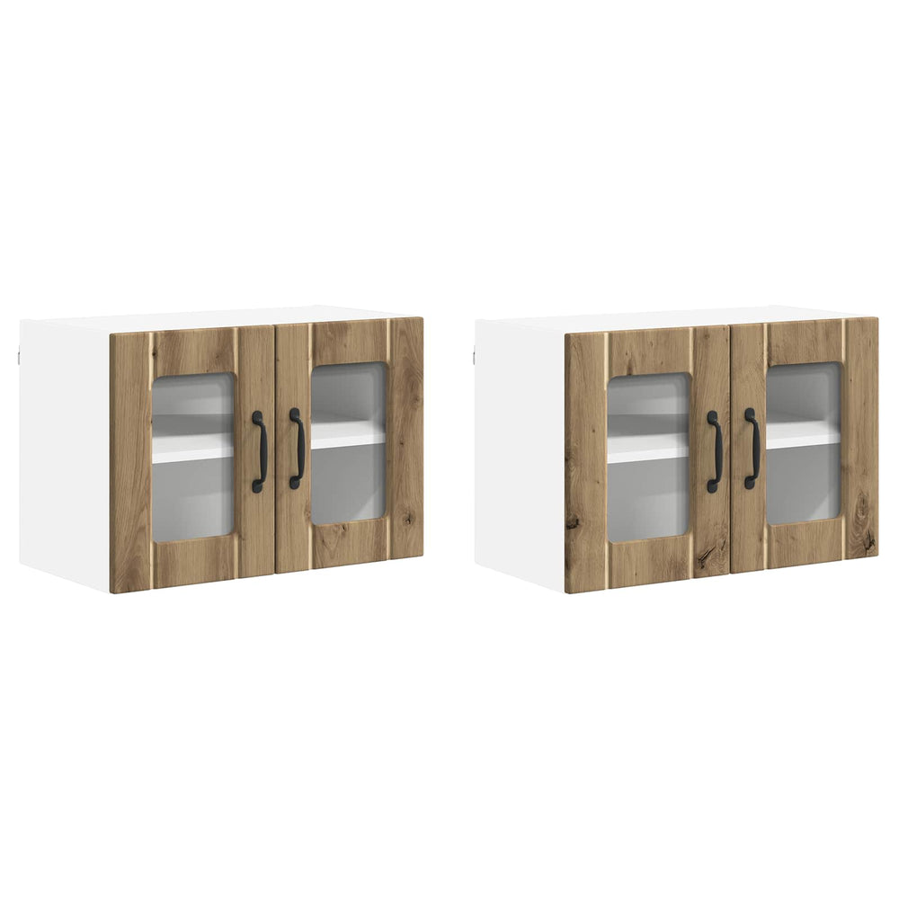 Küchenschrank Lucca 2er-Set Eiche 60x31x40cm