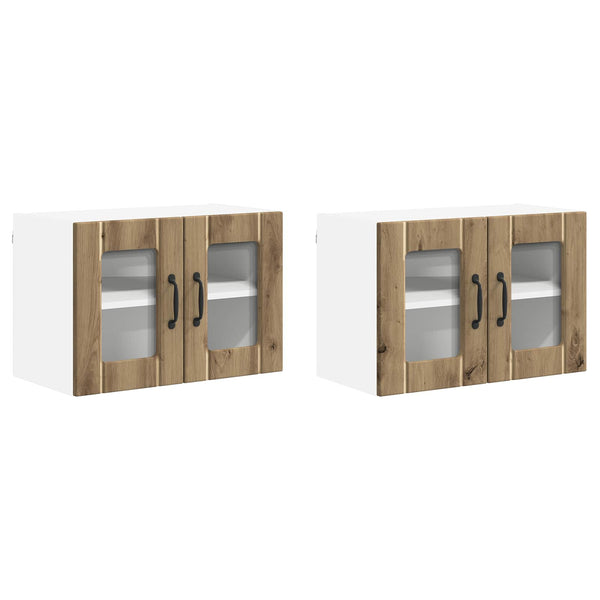 Küchenschrank Lucca 2er-Set Eiche 60x31x40cm