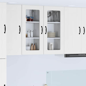 Küchenschrank Lucca, 2er-Set, Weiß
