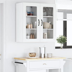 Küchenschrank Lucca, 2er-Set, Weiß