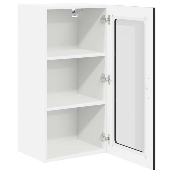 Küchenschrank Lucca Schwarz, 2er-Set