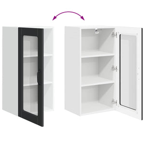 Küchenschrank Lucca Schwarz, 2er-Set