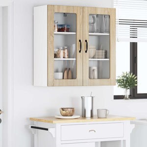 Meuble de cuisine vidaXL Lucca 2 pcs chêne Sonoma 40 x 31 x 80 cm