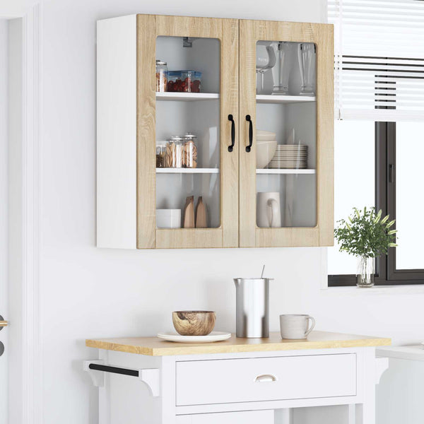 Meuble de cuisine vidaXL Lucca 2 pcs chêne Sonoma 40 x 31 x 80 cm