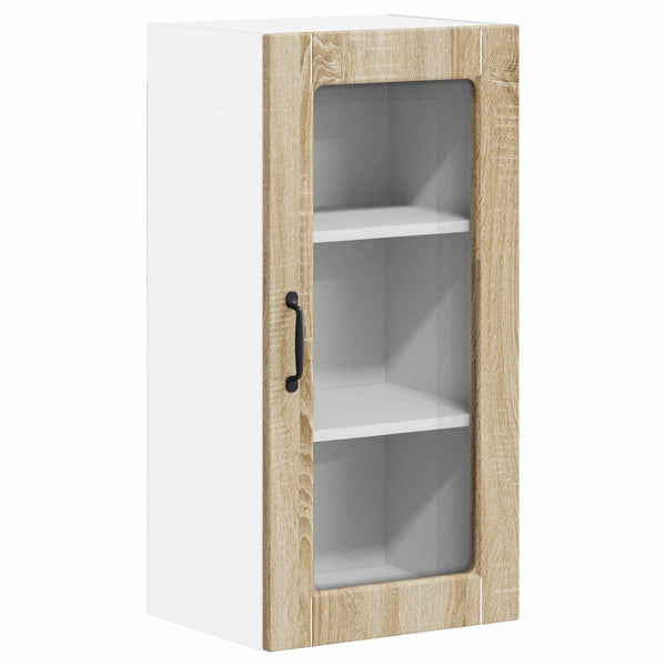 Meuble de cuisine vidaXL Lucca 2 pcs chêne Sonoma 40 x 31 x 80 cm