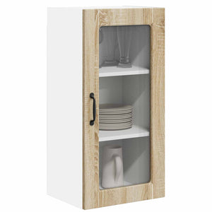 Meuble de cuisine vidaXL Lucca 2 pcs chêne Sonoma 40 x 31 x 80 cm