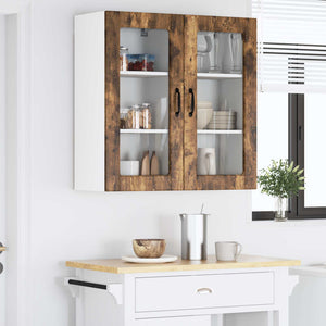 Küchenschrank Lucca, 2er-Set, Geräucherte Eiche