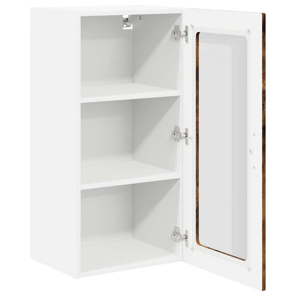 Küchenschrank Lucca, 2er-Set, Geräucherte Eiche