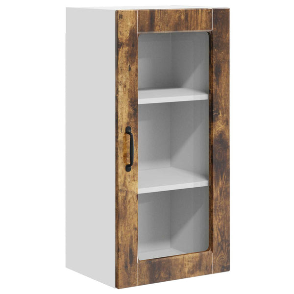 Küchenschrank Lucca, 2er-Set, Geräucherte Eiche