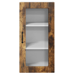 Küchenschrank Lucca, 2er-Set, Geräucherte Eiche