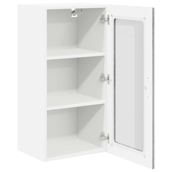 Küchenschrank Lucca, 2er-Set, Grau/Sonoma