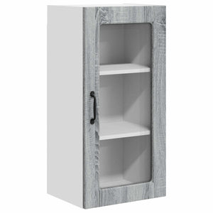 Küchenschrank Lucca, 2er-Set, Grau/Sonoma