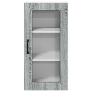 Küchenschrank Lucca, 2er-Set, Grau/Sonoma