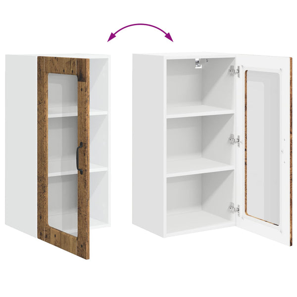 Küchenschrank Lucca 2er-Set Altholz