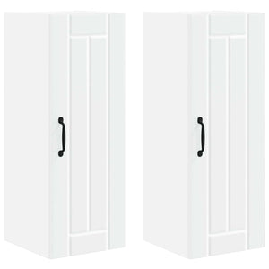 Küchenschrank Lucca, 2er-Set, Weiß
