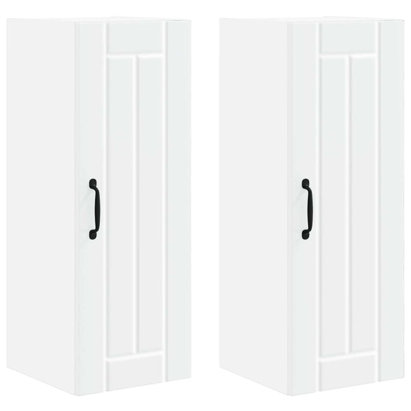 Küchenschrank Lucca, 2er-Set, Weiß