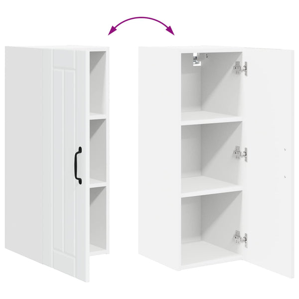 Küchenschrank Lucca, 2er-Set, Weiß