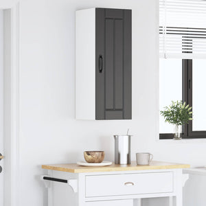 Küchenschrank Lucca Schwarz 30x80cm