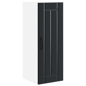 Küchenschrank Lucca Schwarz 30x80cm