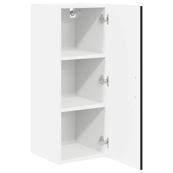 Küchenschrank Lucca Schwarz 30x80cm