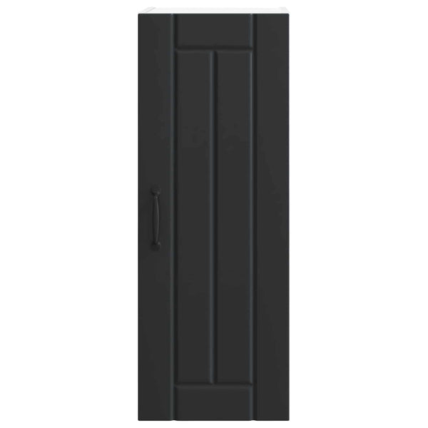Küchenschrank Lucca Schwarz 30x80cm