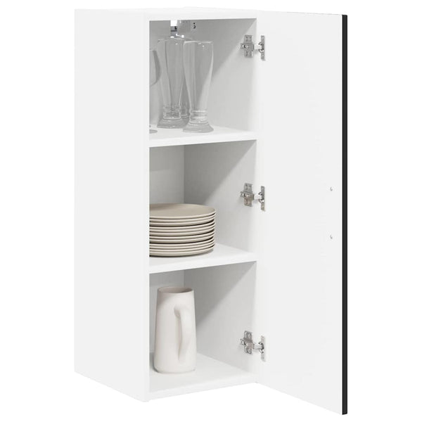 Küchenschrank Lucca Schwarz 2er-Set