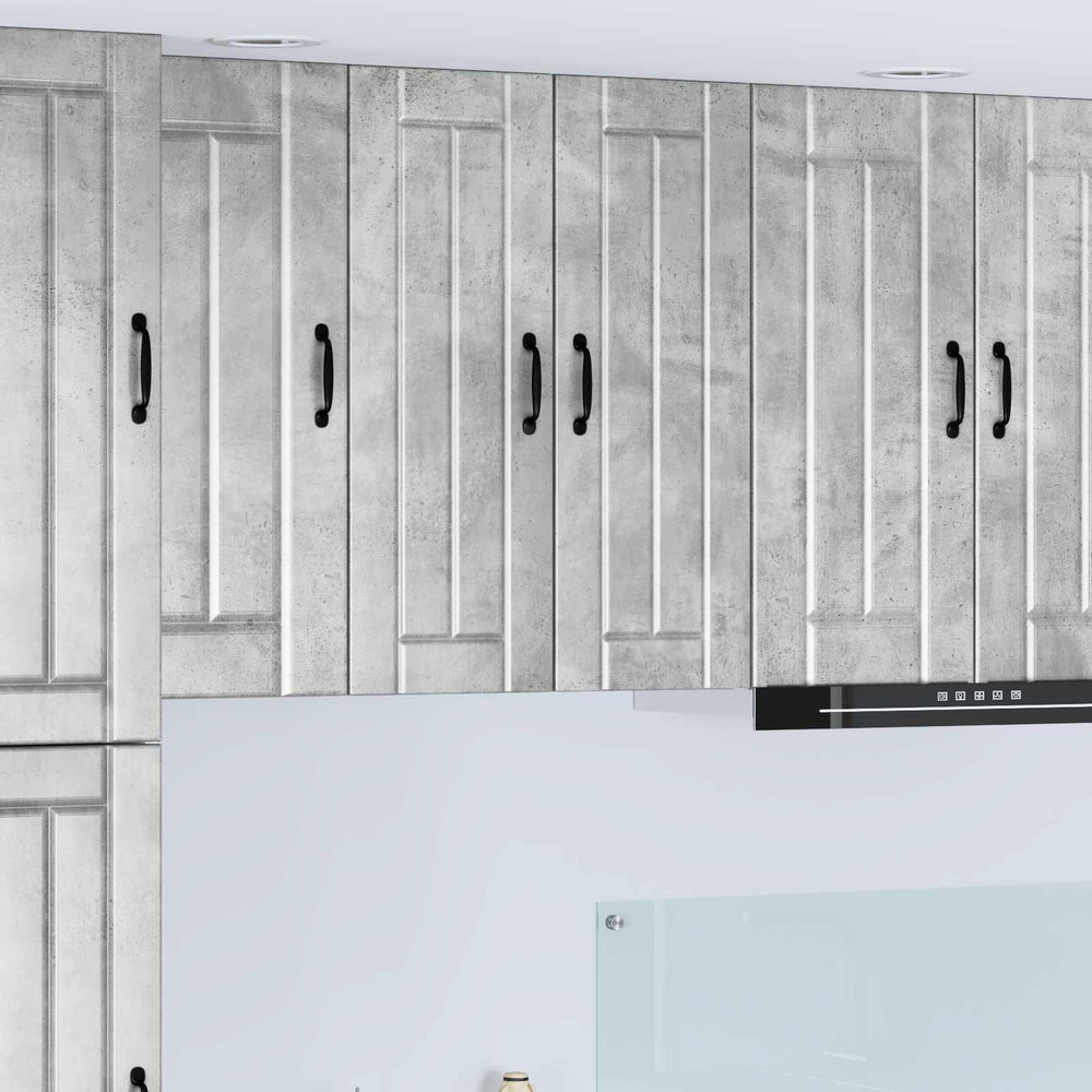 Küchenschrank Lucca Betongrau 30x80 cm