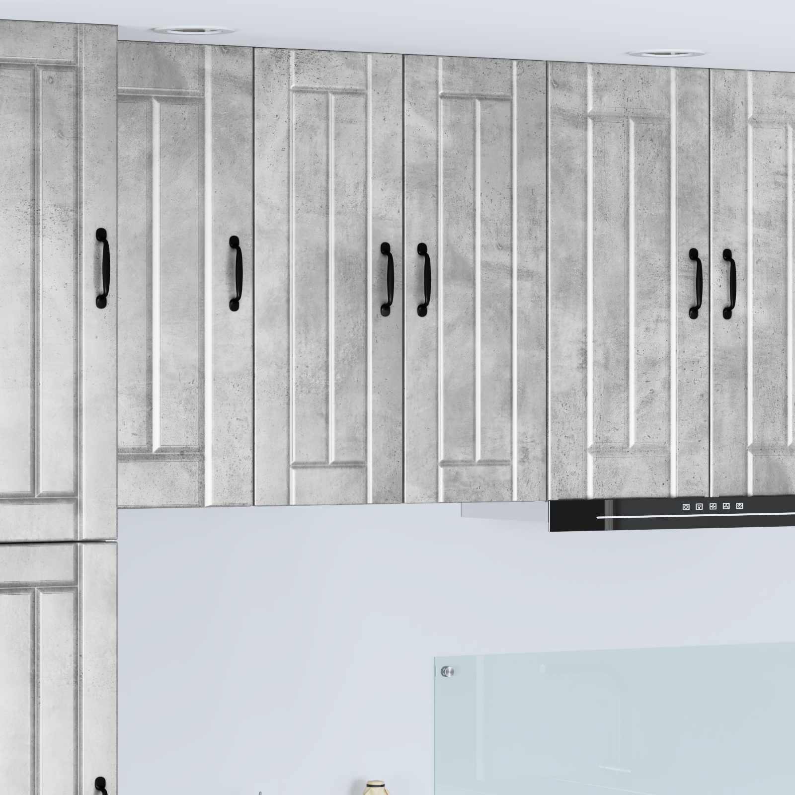 Küchenschrank Lucca Betongrau 30x80 cm