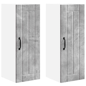 Küchenschrank Lucca 2er-Set Betongrau