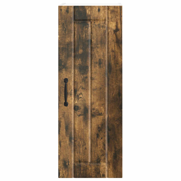 vidaXL Meuble de cuisine Lucca 2 pcs Chêne fumé 30 x 31 x 80 cm